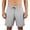 BD34_Light Gray, variant on Lumtrix Men's Athletic Running Shorts Slit Hem Lightweight Linerless Gym Workout Shorts with Zipper Pockets Dark Gray 4XL