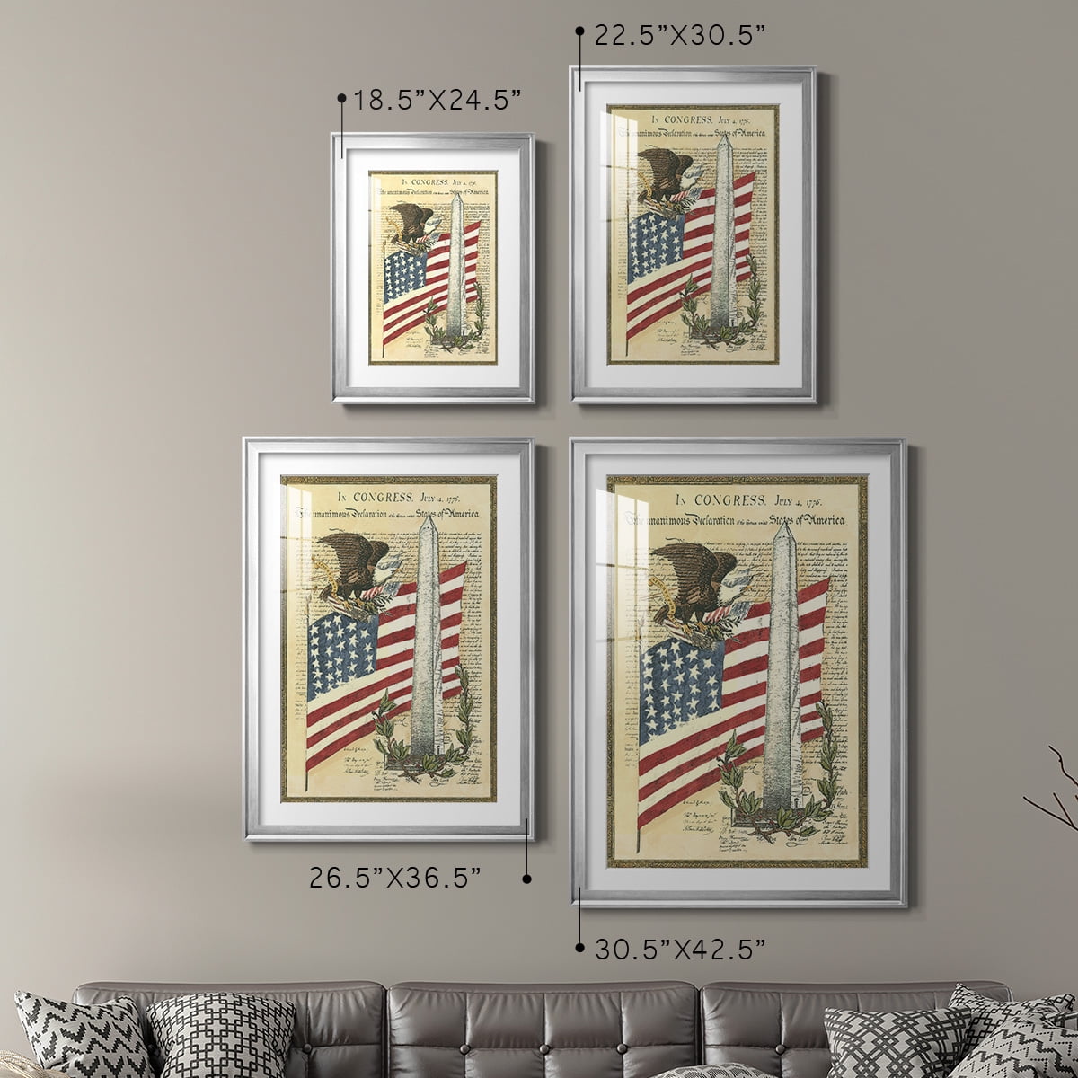 Proud To Be II Premium Framed Print - Ready to Hang