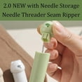 thumbnail image 6 of 3 in 1 Needle Threader Hand Sewing Tool, Plug-in Needle Threader, Multicolor Thread Removal Tools, Stretchable Portable Needle Threading Remover Tool for Hand Sewing Knitting Craft Supplies, 6 of 6