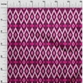 thumbnail image 2 of oneOone Silk Tabby Fabric Geometric Ikat Print Fabric BTY 42 Inch Wide, 2 of 4