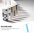 thumbnail image 4 of Silicone Domino Rack Domino Tray Holder Organizer For Board Game Domino Accessory, 4 of 9