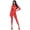 RED, variant on Leg Avenue Women's Sheer Rhinestone Catsuit DIY Costume Piece, Red, M