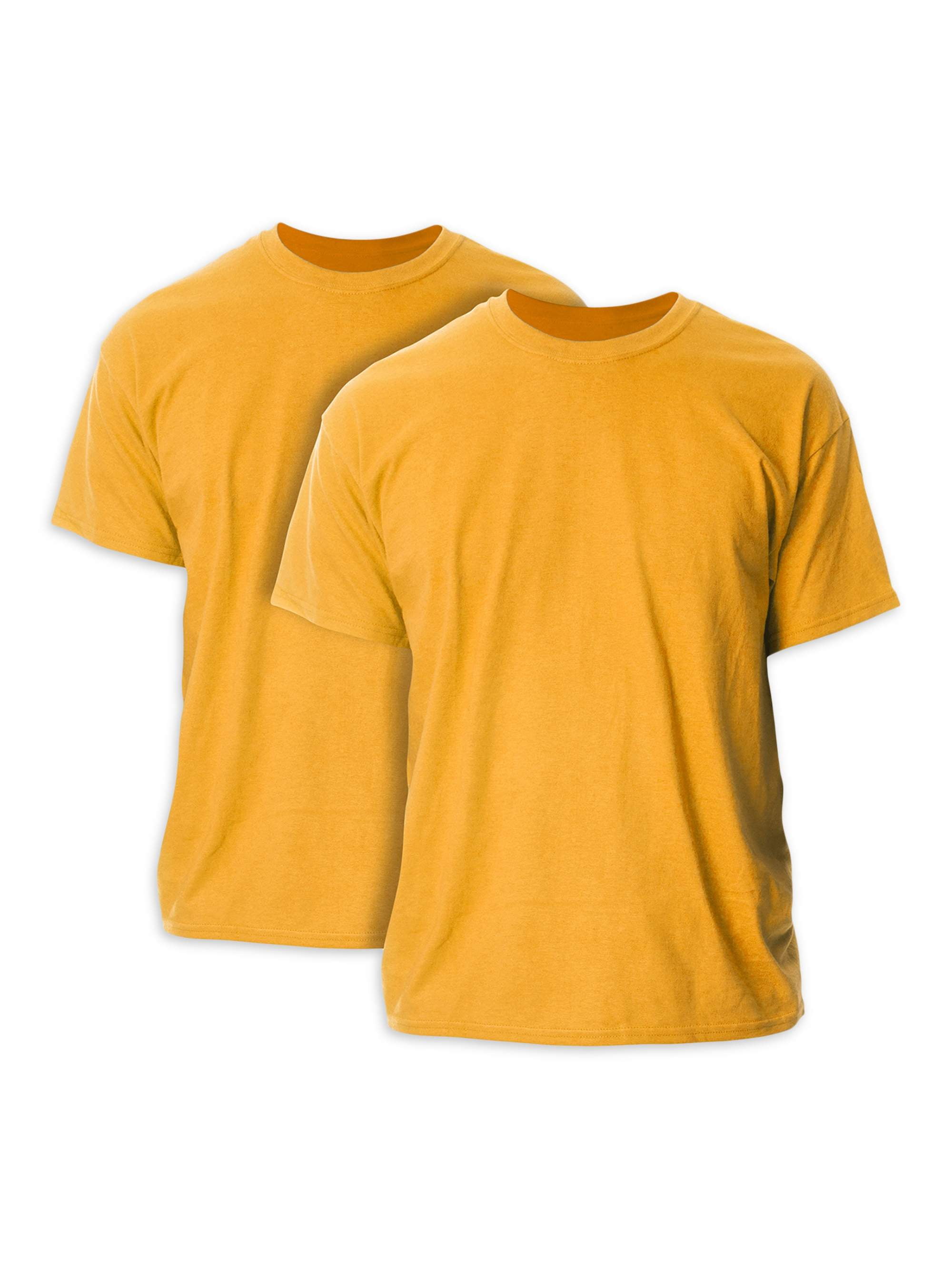 Mens River's End Crewneck Tee  Casual   Tops Yellow 