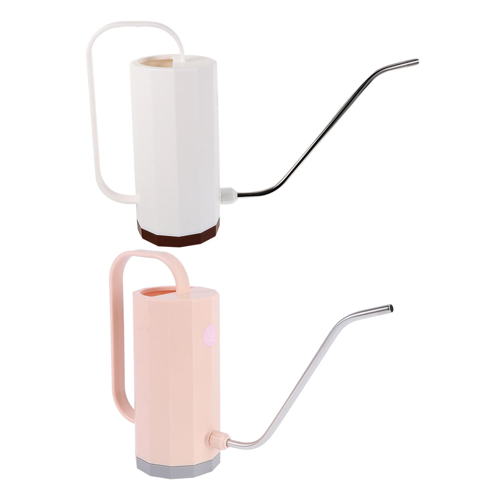 SEWCHICS Indoor Flower Watering Can Simple and Modern Plastic 2Pcs White