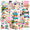 2A, variant on 35pcs Colorful Stickers Stationery Stickers Funny Stickers for Laptops Notebooks Suitcases