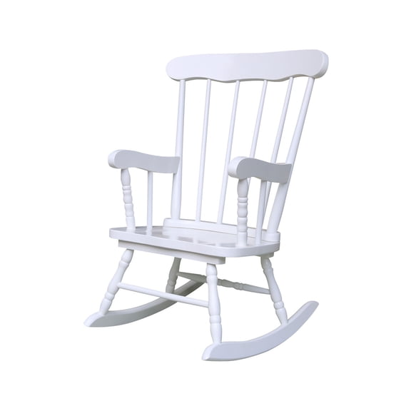 Variety Rocker, Parawood & Veneers, 20"W x 22"D x 27.75"H, 14 lb, Solid Hardwood, Easy Assembly, Classic Rocking Chair for Relaxing.