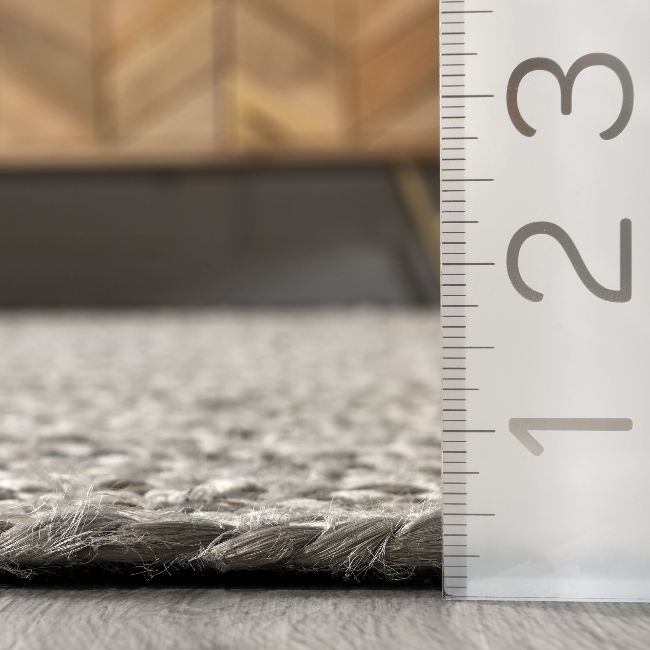 nuLOOM Rigo Hand Woven Farmhouse Jute Area Rug, 8' 6" x 11' 6", Grey