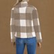 thumbnail image 4 of Chaqueta y abrigo informal de manga larga sin capucha para mujer, de invierno, de polar de doble cara, a cuadros, de manga larga, tipo cárdigan, abrigo, blusa de poliéster para mujer, 4 of 6