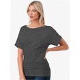 thumbnail image 4 of Womens Super Comfy Boat Neck Dolman Top Shirt, 4 of 4