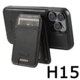 thumbnail image 3 of Leather Wallet Holder Phone Case For Iphone 13 14 15 12 Pro Max 14Plus Magnetic Stand Phone Cover For Samsung S22 S23 Ultra Plus, 3 of 5