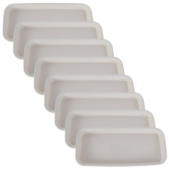 Drainage Tray for Plants Grow Trays Planting Flower Pot Planter Succulent Holder Indoor Faceplate White Plastic 8 Pcs