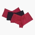 thumbnail image 4 of Boxer Secret Treasures para Dama, de Encaje Multicolor Talla G 3 Piezas, 4 of 4
