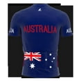 thumbnail image 2 of Australia Full Zipper Bike Short Sleeve Cycling Jersey  for Men - Size 3XL, 2 of 4