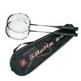 thumbnail image 3 of 2x Badminton Racquet Set Double Racquets for Kids Adults Badminton Rackets B Carbon Aluminum, 3 of 8
