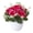 Red, variant on CSSJKYJ Small Fake Plant Mini Rose Potted Plants with With Flower pot for Home Indoor Outdoor Small Decorations,White