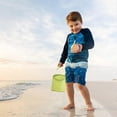 thumbnail image 2 of Kids Seashell Mesh Bag Beach Toys Cylinder Shell Bag Seashell Collecting Bag with Zippers and Adjustable Strap for Kids, 2 of 5