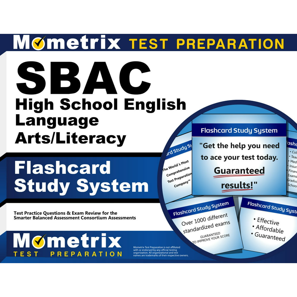 SBAC High School English Language Arts/Literacy Flashcard Study System