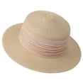 thumbnail image 2 of Mgmyaa Women French Style Pearl Flower Summer Bucket Hat Elegant Wide Brim Beach Vacation Cap Foldable Lightweight Sun Protection Headwear by Mgmyaa, 2 of 9