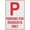 Warning Sign 3, variant on Parking In Allocated Area Reflective Aluminum Sign - 8"x12", Rust Free, Weather Resistant, Waterproof, Easy To Mount - Factory, Office, School, Residential Complex