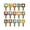 Multicolor*15pc, variant on 2026 New 15 Pack Wooden Vegetable Garden Plant Labels, Pre-Printed Veggie Marker Stakes for Seedling Herb Greenhouse Backyard Gardening