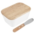 thumbnail image 1 of Recipiente multifuncional para mantequilla con cuchillo untador, accesorios de cocina (250 ml para 250 g de mantequilla), 1 of 14