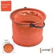 thumbnail image 2 of Green Folding Bucket, Foldable Portable Fishing Bucket, Art Color Bucket, Pen Washer, 2 of 5