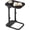 Black, variant on Ultra Stable & Durable End Table, Ajustable Height C Shaped Side Table for Couch, Sofa with Thickened Metal Frame Living Room, Bedroom, Rustic