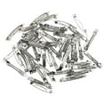 thumbnail image 2 of 50 piezas de pasadores franceses retro plateados en blanco para el cabello, herramientas elásticas para manualidades DIY 9x78mm, 2 of 9