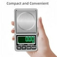 thumbnail image 2 of TIELUTT Balance de Poche Balance Numérique pour Bijoux 200g Précision 0.01g USB Rechargeable Portable Mini Scie de Table Rallonge Rigide Rapporteur 1 Poteau 40 Amp Butée de Scie de Table Foret Maillon de Chaîne 3/32 Poteau de Clôture, 2 of 8