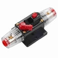 thumbnail image 4 of Portafusibles de reinicio para disyuntor de 50 a 100 amperios, portafusibles para coche y barco, impermeable, 12-24 V, nuevo, 80 A, 4 of 14