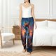 thumbnail image 4 of Fotbe Starry Sky Meditating Fox Pantalones de Pijama para Mujer, Pantalones de Dormir, Pantalones Pj con Cordón y Bolsillos-Medium, 4 of 6