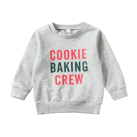 

Qufokar Boys Fuzzy Sweatshirt 4T Boys Toddler Kids Children Baby Boys Girls Letter Print Long Sleeve Sweatshirt Pullover Tops Blouse Clothes Outfits