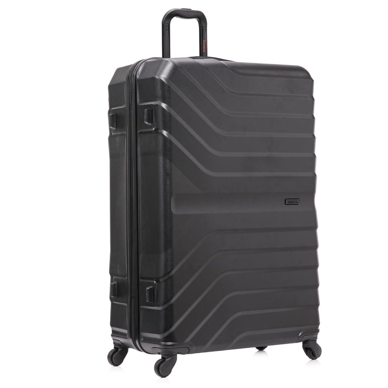 InUSA Aurum 32-Inch Hardside Checked Luggage, Black photo 4