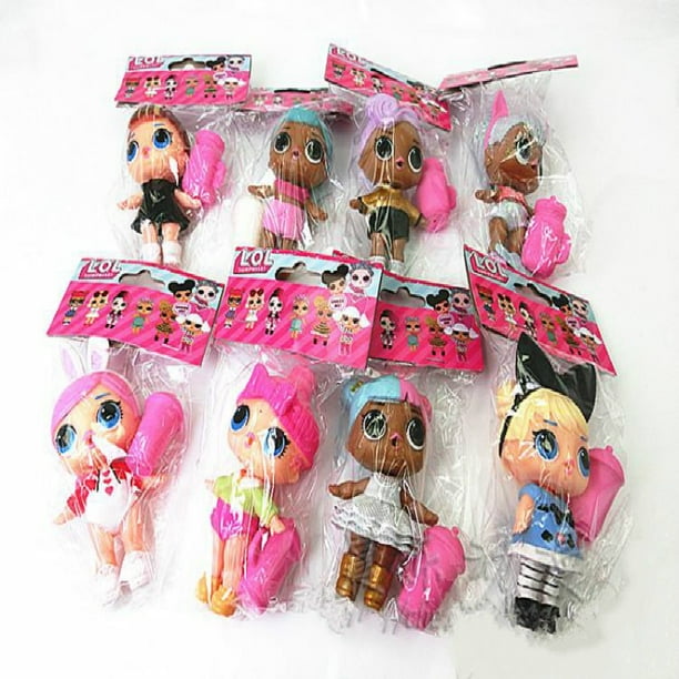 8pcs set Lol Surprise Dolls Suit High Quality Anime Figure Can