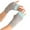 Gray, variant on QQAMB Womens Winter Fuzzy Furry Plush Gloves Cute Touchscreen Texting Finger Gloves Warm Sherpa Fleece Lined Glove with Bow