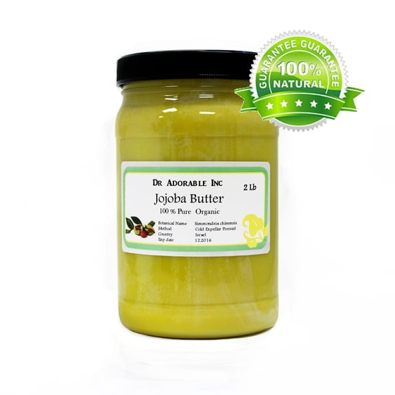 Dr Adorable - 2 lb - Jojoba Butter - Organic 100% Pure Raw