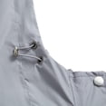 thumbnail image 5 of HLSOHJP Women's Hooded Rain Jacket Long Waterproof Raincoat Casual Full Zip Anorak Midi Windbreaker Pockets, 5 of 7