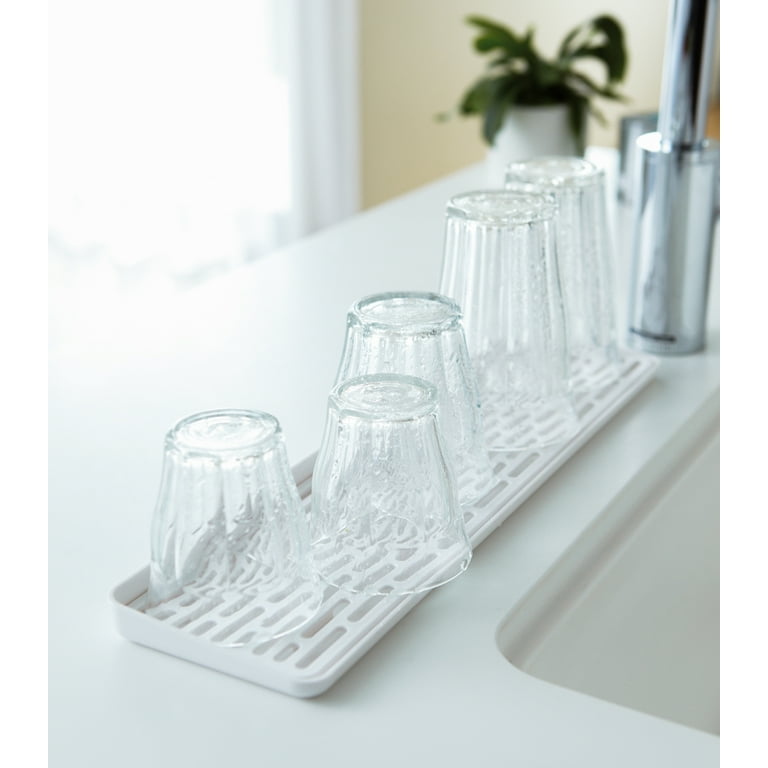 Yamazaki Home Tower Sink Side Glass Drainer