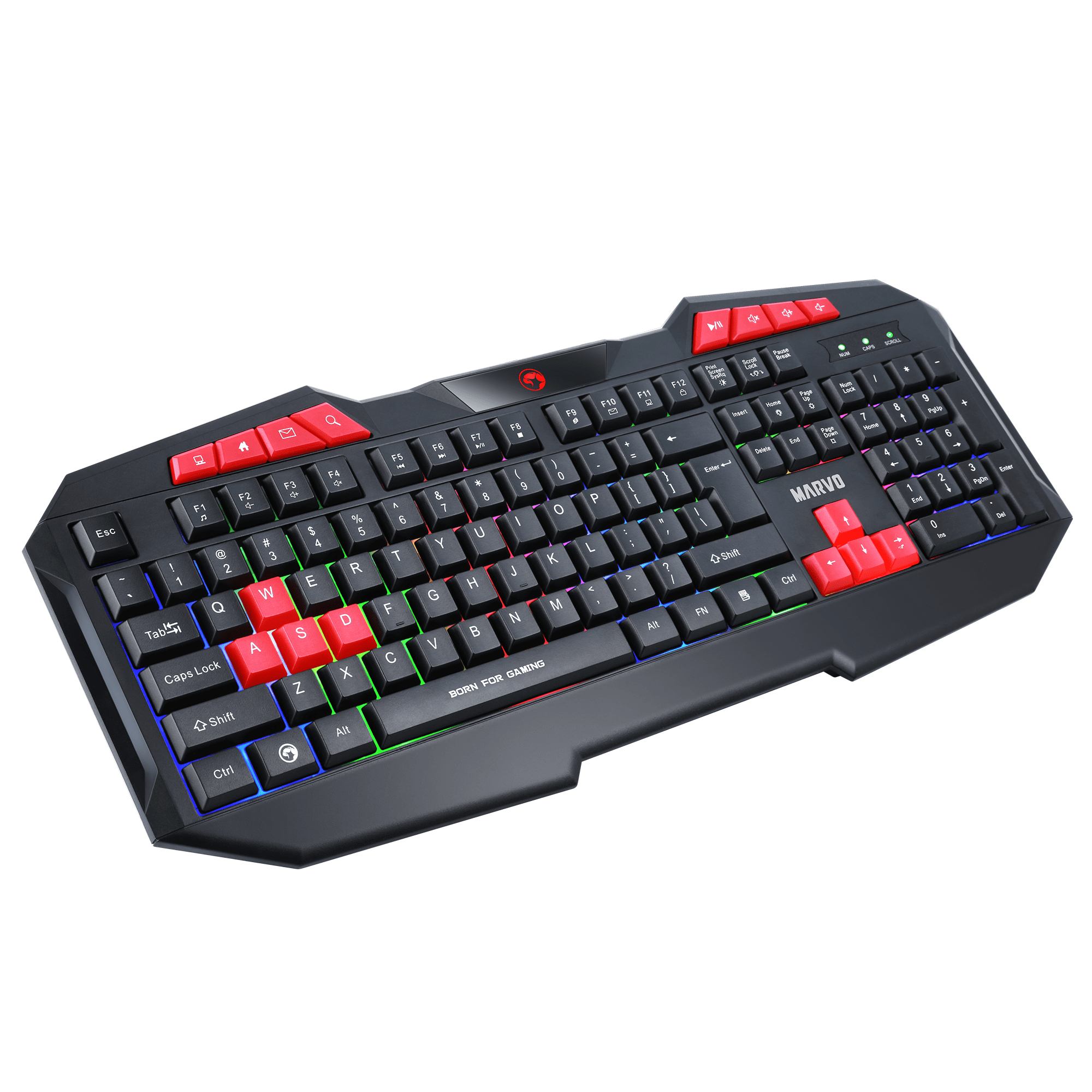 Marvo Gaming Keyboard 112 keys - K602 - Rainbow backlight