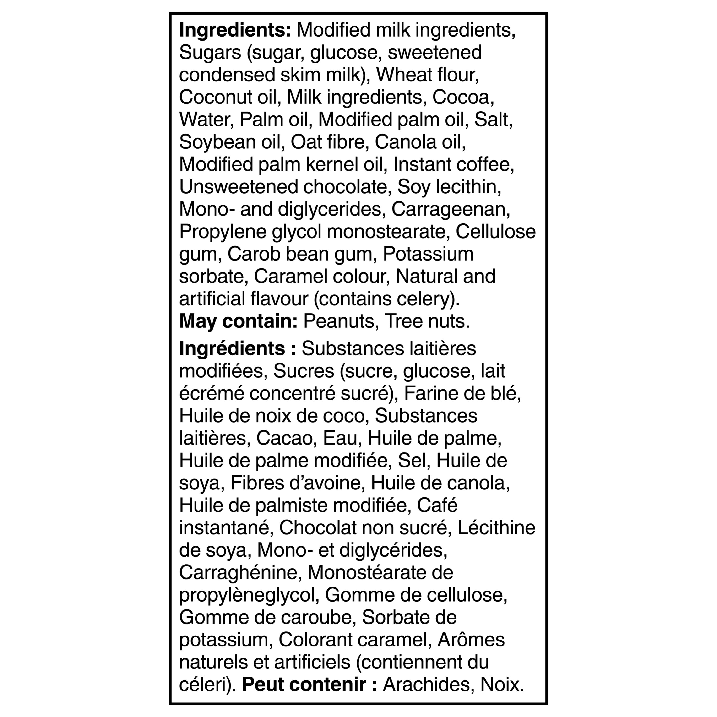 Cones, Coffee Flavoured Frozen Dessert With A Fudge Centre And Chocolatey Nugget, Dipped In A Rich Chocolatey Wafer Crunch Coating, Chocolatey Wafer Cone, Crafted In Canada, 540 mL