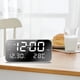thumbnail image 3 of Reloj de Alarma Digital Reloj Electrónico Digital Led Pantalla de Pantalla, Reloj Electrónico 3D Pantalla de Pantalla Digital, Snooze Reloj de Alarma 12/24H Interruptor Pantalla de Temperatura, 3 of 6