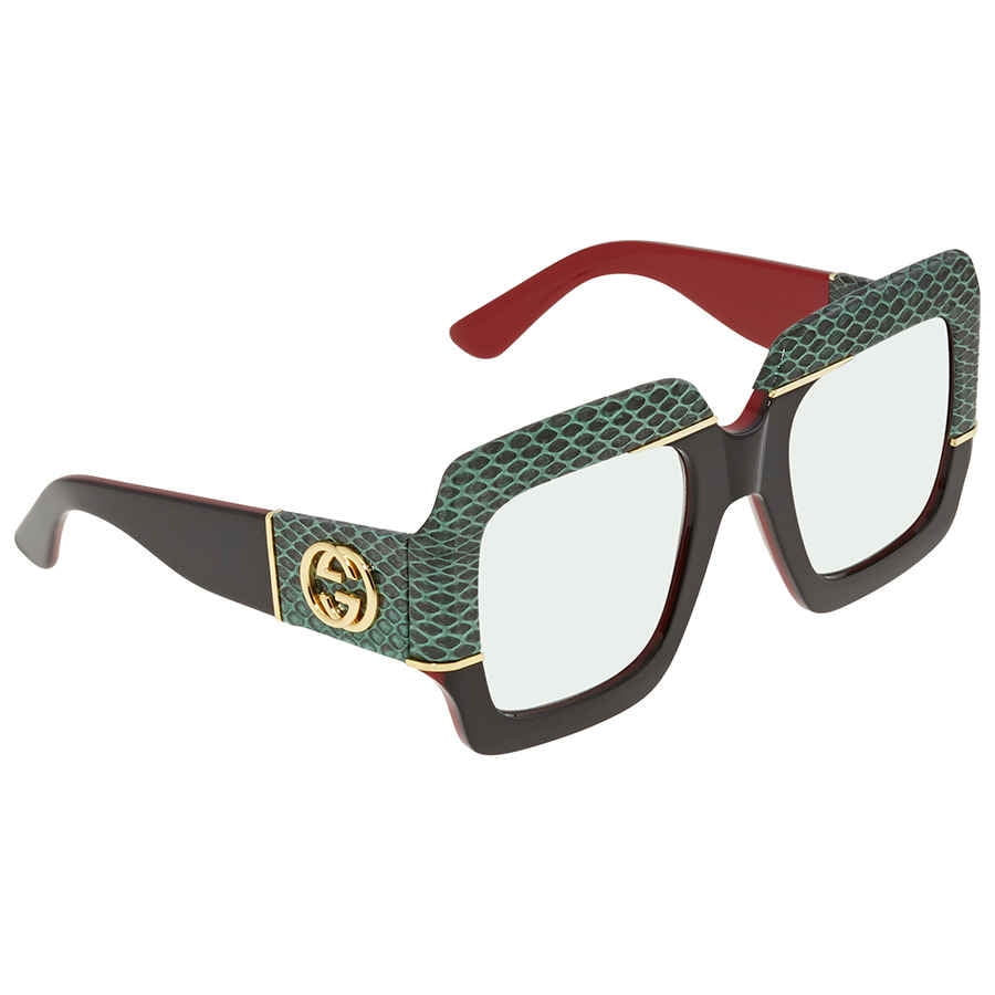 gucci green gradient sunglasses