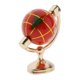 thumbnail image 3 of 1/12 casa de muebles en miniatura del globo geográfico educativo con soporte para decoración para hogar rojo Hugo Globo en miniatura de casa de muñecas, 3 of 7