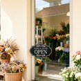 thumbnail image 4 of Tong Double Open Closed Sign For Bar And Wooden Business Hours Plaque, 4 of 6