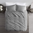 thumbnail image 4 of Madison Park Keaton Ensemble de Couvre-Lit 2 Pcs, Simple/Simple TG, Gris, 4 of 7