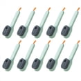 thumbnail image 1 of Cepillo Líquido Multifuncional para Zapatos, Cepillo de Limpieza Tipo Prensa, Herramienta de Limpieza, Cepillo de Limpieza de Ropa de Cerdas Suaves, Verde, 1 of 5