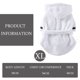 thumbnail image 2 of Albornoz para Perros, Pijamas con Capucha Gruesos de Franela Suave de Invierno, Toalla de baño para Perros absorbente y de Secado rápido, Ropa de Dormir Suave para Mascotas (Blanco), 2 of 5