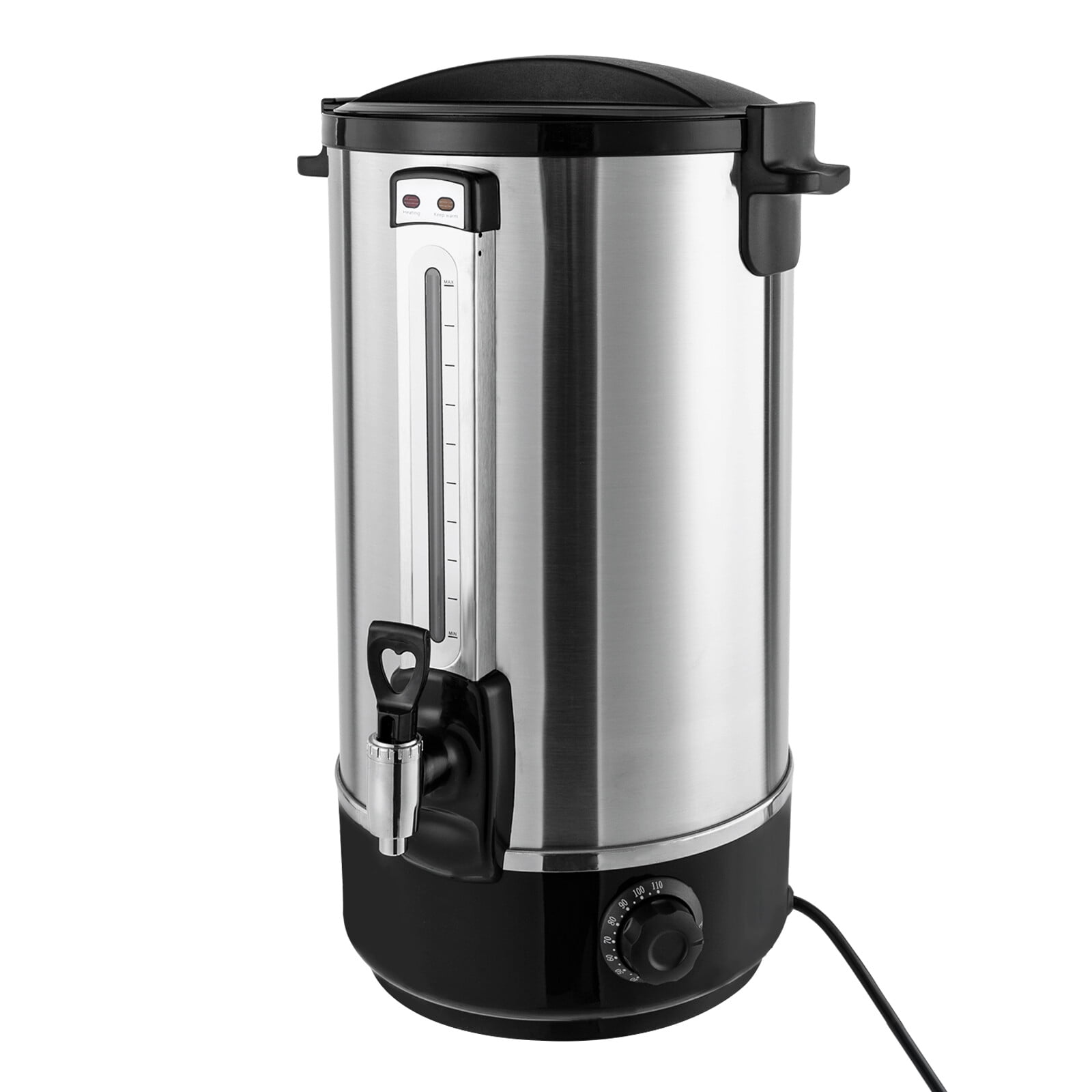 5.3Gal Commercial Electric Hot Water Urn 2200W Stainless Steel Hot Water Dispenser with Faucet