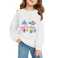 thumbnail image 6 of THJRPQJFD Christmas Graphic Tees Cute Tops for Teen Girls Cute Y2k New Born Clothes Baby Boy Girl Clothes Size 8 7 Year Old Girl 2t Boy Clothes, White 7-8 Years, 6 of 6
