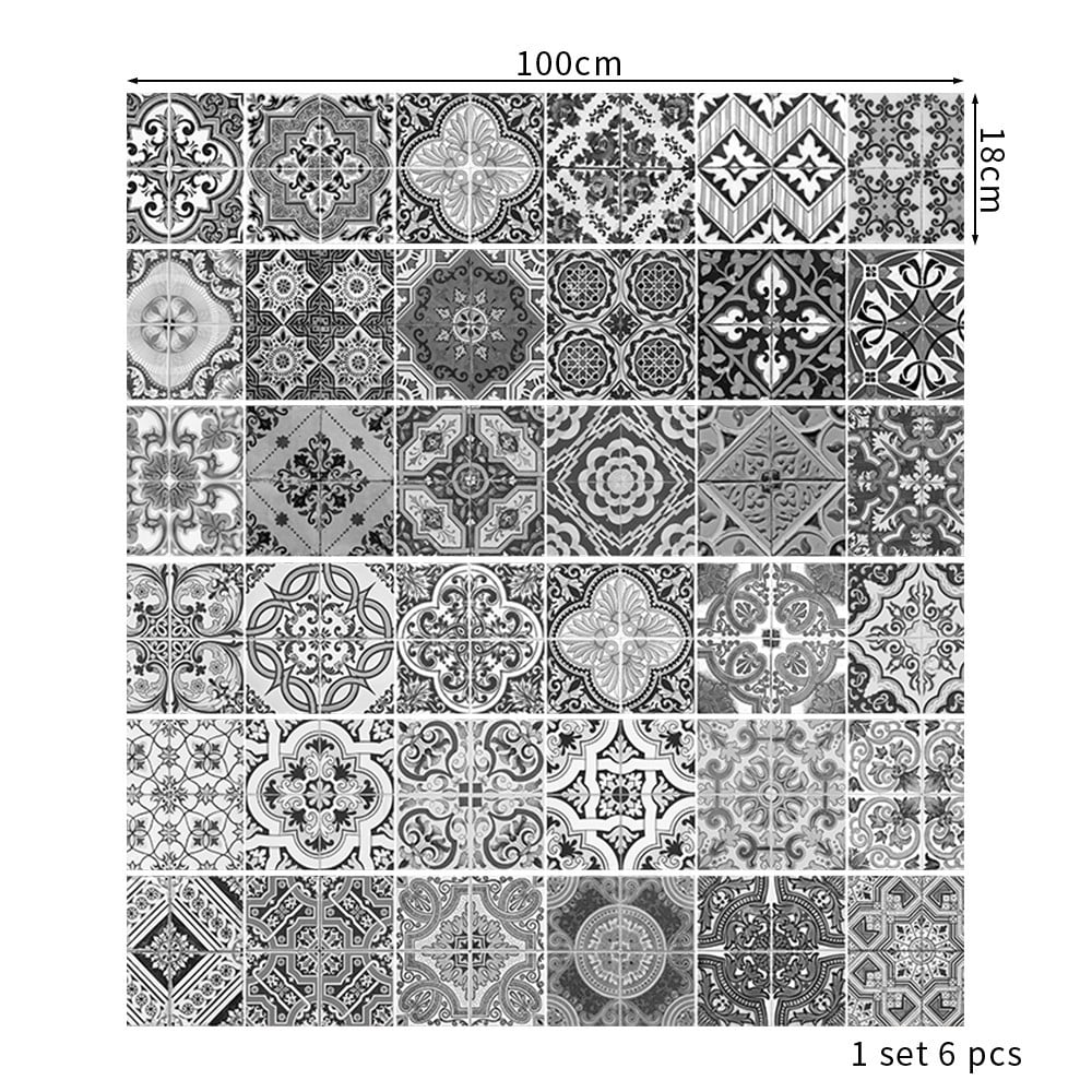 3D Stair Stickers Decals Brick Staircase Decals Removable Tile Stair Risers Decals Decor Peel and Stick Bakeplash Decals for Stair 39.3Inch x 7.08Inch